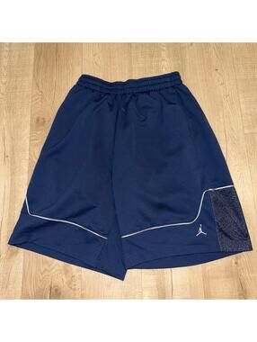 Navy Blue Nike Jordan Elephant/Cat Print Shorts Mens XL Y2K